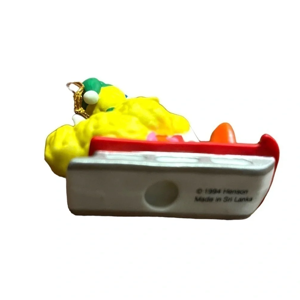 Vintage Jim Henson's 1994 Big Bird Ceramic Christmas Ornament
